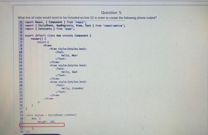 Solved Question: 3 The following program is run: 1 import | Chegg.com