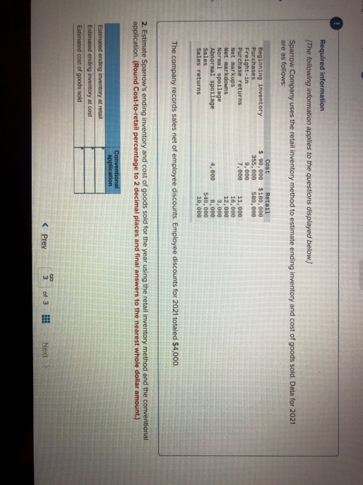 Solved Assignment Chapter 9 6 Saved (The following | Chegg.com