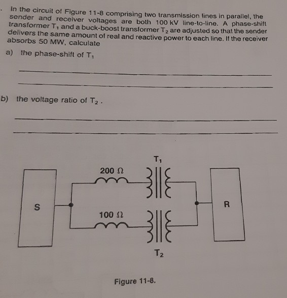 Solved In The Circuit Of Figure 11 8 Comprising Two Chegg Com