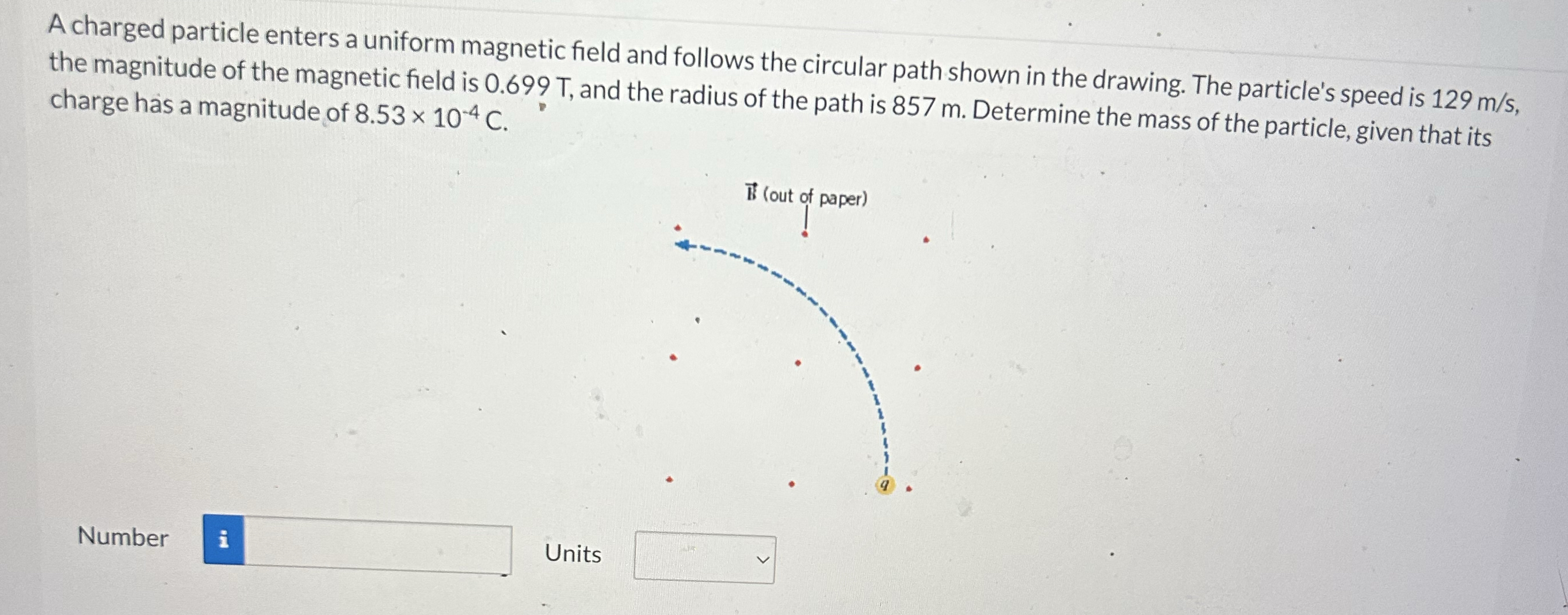 Solved A charged particle enters a uniform magnetic field | Chegg.com
