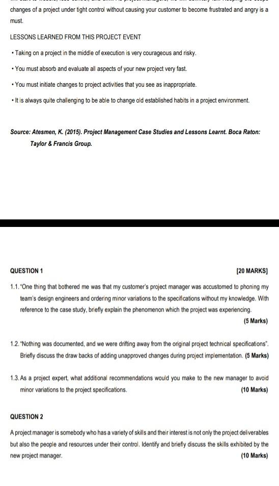 Solved Read the following Case Study and answer the | Chegg.com