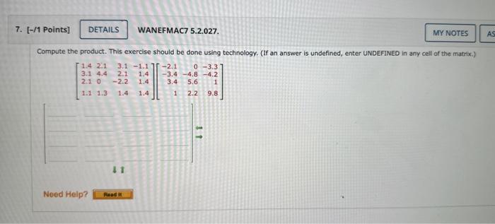 Solved Compute the product. This exercise should be done | Chegg.com