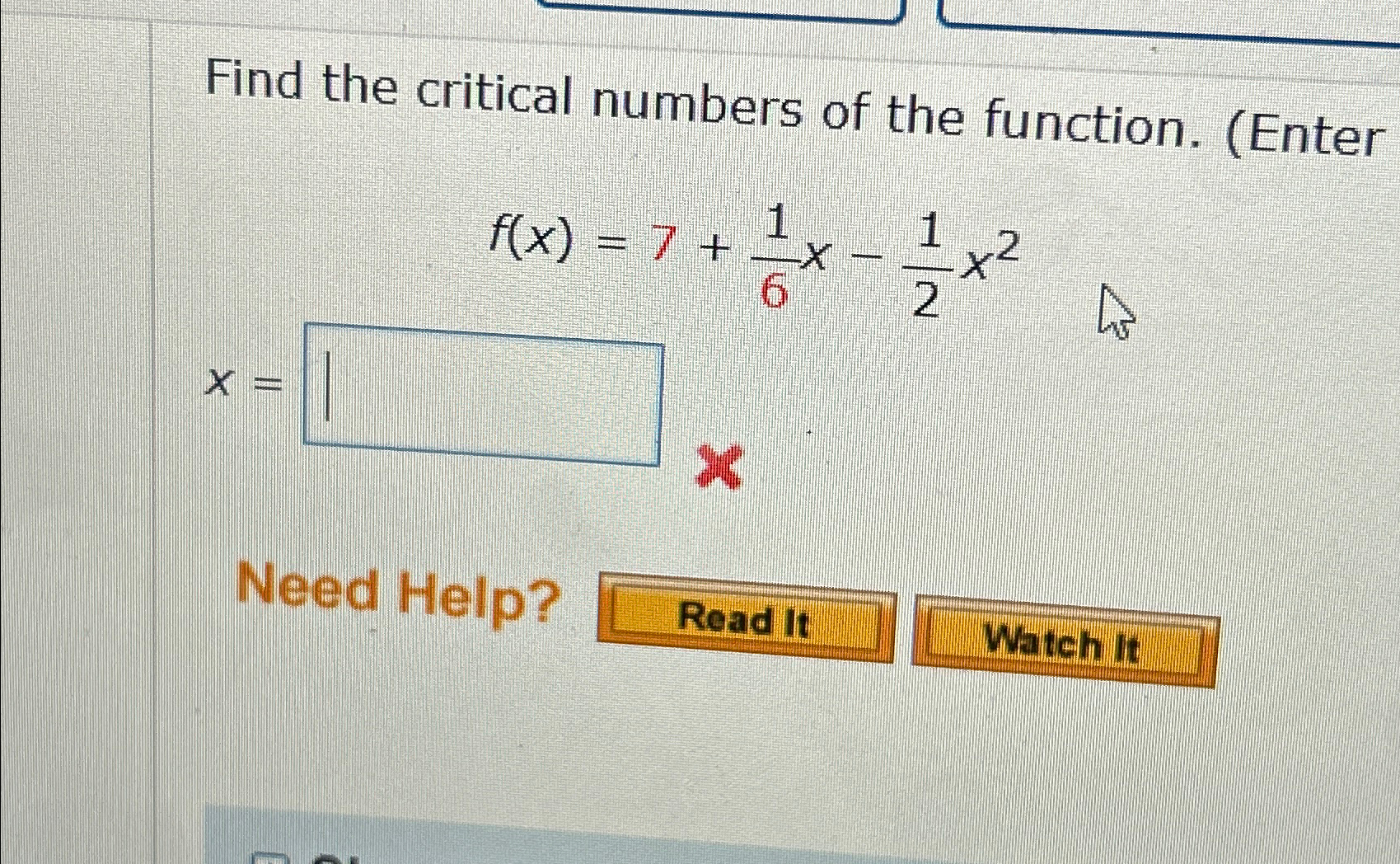 Solved Find the critical numbers of the function. | Chegg.com