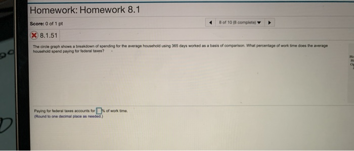 Solved Homework: Homework 8.1 Score: 0 Of 1 Pt 8 Of 10 ( | Chegg.com