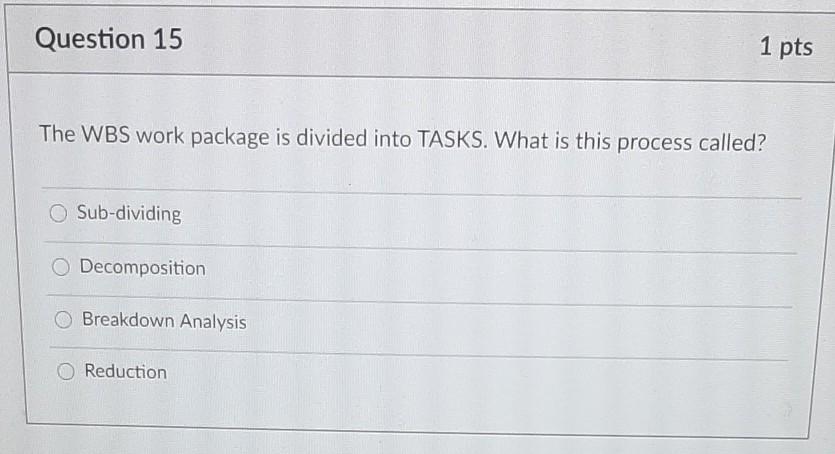 Solved Question 1 1 pts What are the components that | Chegg.com