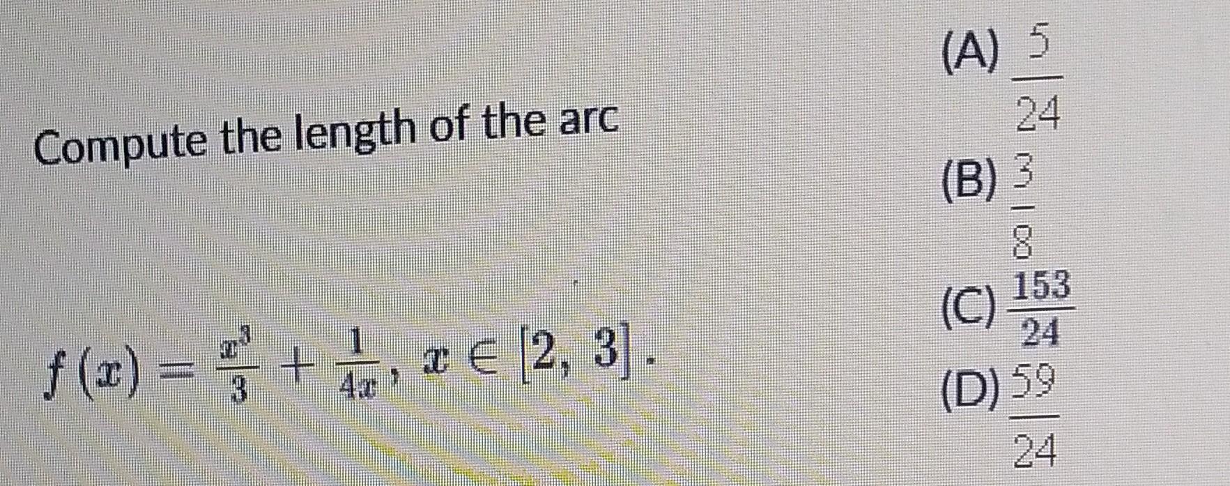 Solved (A) 245 Compute The Length Of The Arc (B) 3 | Chegg.com