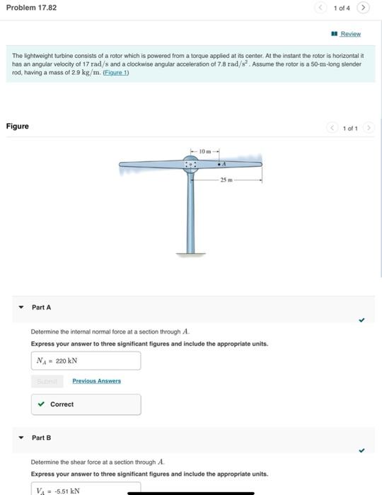 Solved The lightweight turbine consists of a rotor which is | Chegg.com