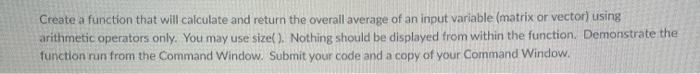Solved Create a function that will calculate and return the | Chegg.com