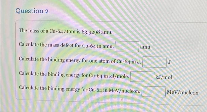 Solved Question 1 Complete The Nuclear Equation For The | Chegg.com