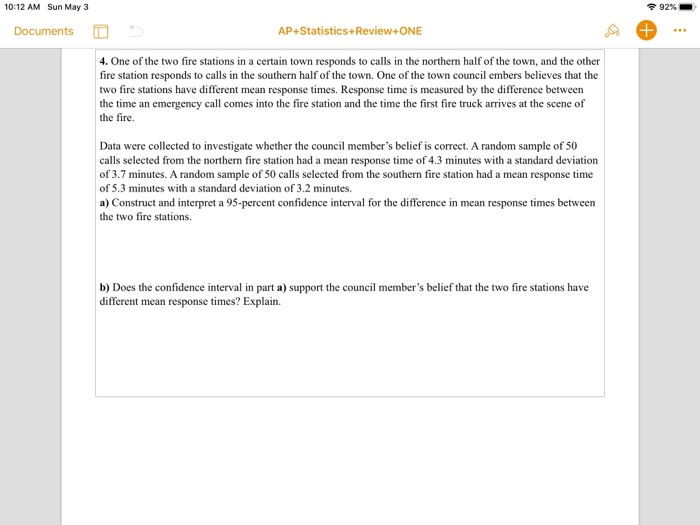 Solved 92 1012 AM Sun May 3 Documents