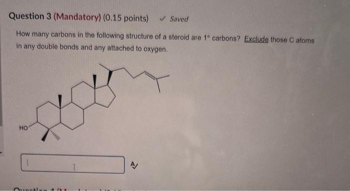 Solved How many carbons in the following structure of a | Chegg.com