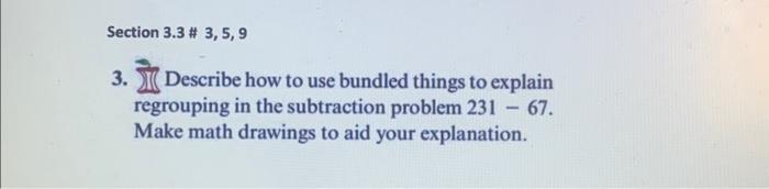 3. ↖ˉ Describe how to use bundled things to explain | Chegg.com
