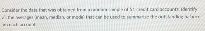 Solved Consider the data that was obtained from a random | Chegg.com