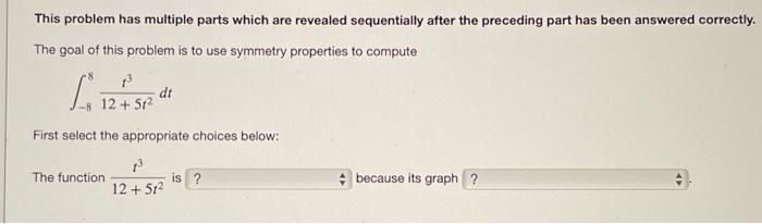 This problem has multiple parts which are revealed | Chegg.com