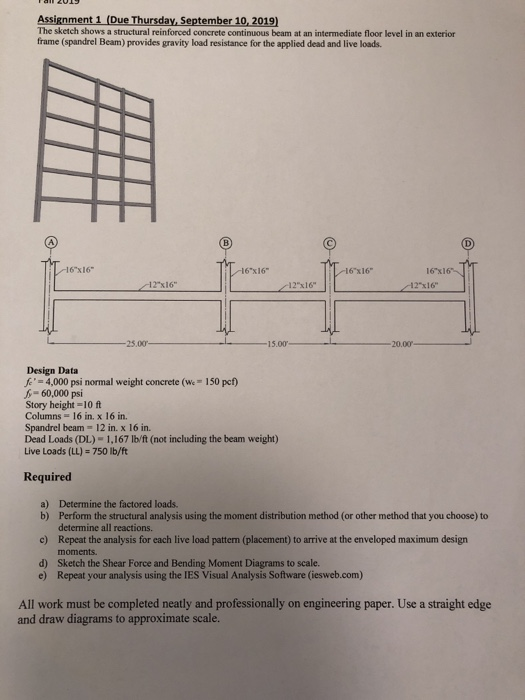 Solved Assignment 1 Due Thursday September 10 2019 The