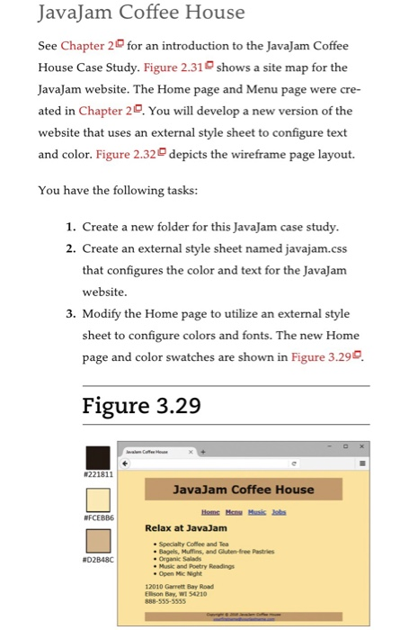 Javajam Coffee House See Chapter 2 For An Chegg 