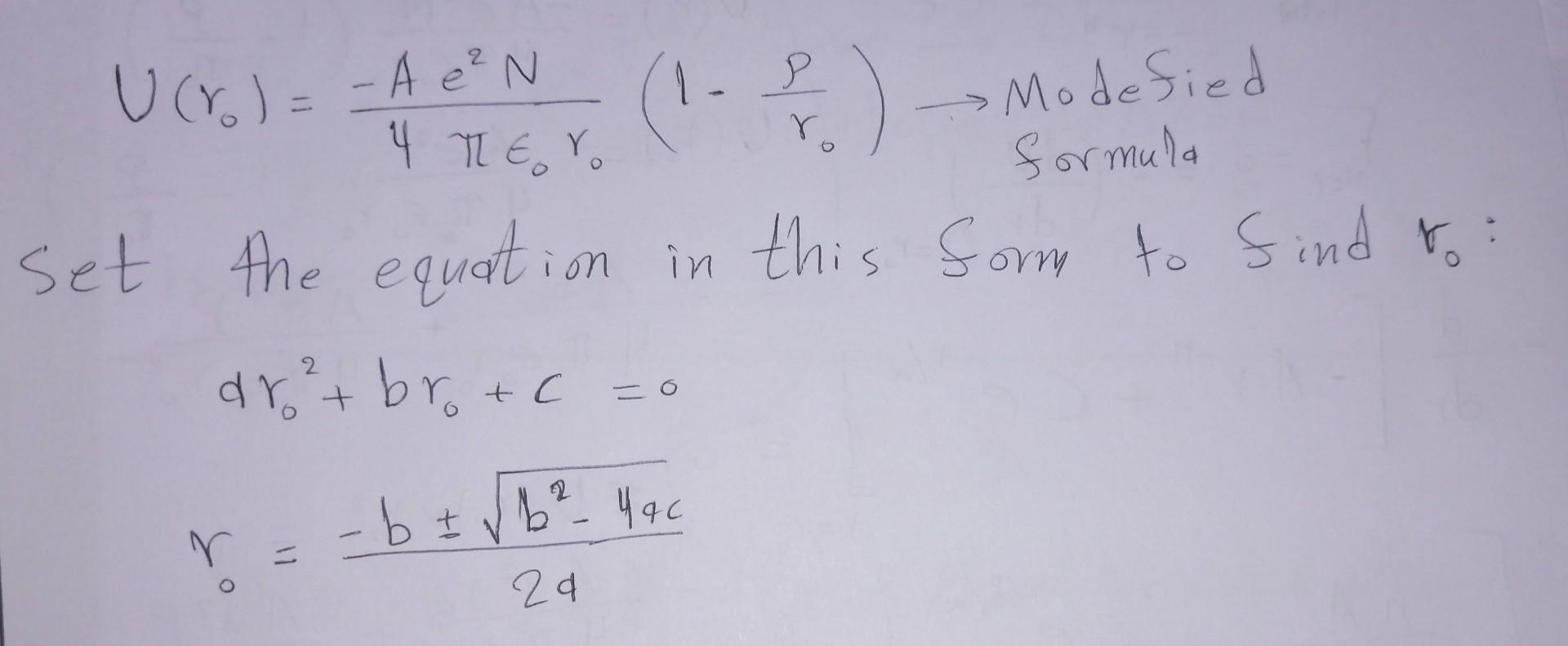 Solved 2) Consider the modified formula of the crystal | Chegg.com