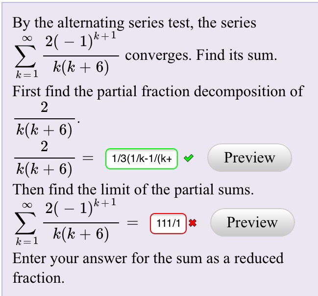 Solved By the alternating series test, the series * 20