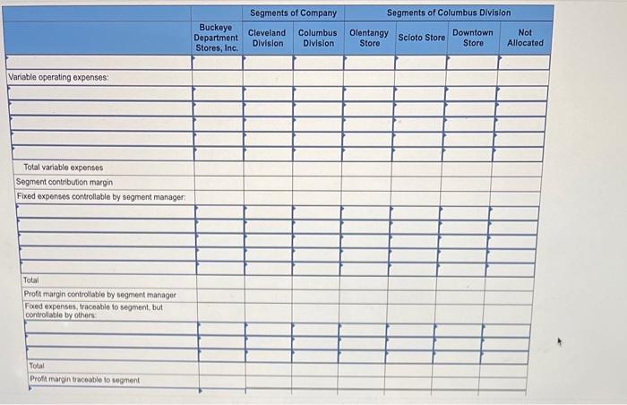 Solved Problem 12-45 Prepare Segmented Income Statement; | Chegg.com