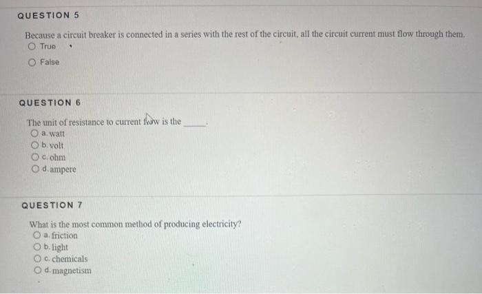 Solved QUESTION 1 A combination circuit contains both series | Chegg.com