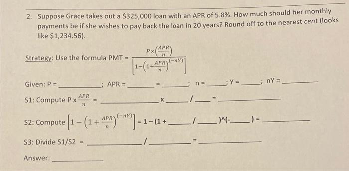 325 000 mortgage payment