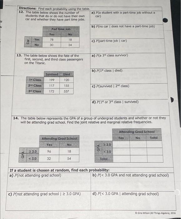 unit probability homework 6 answer key