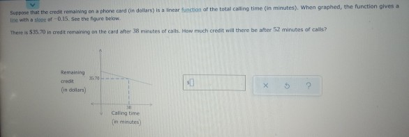 solved-suppose-that-the-credit-remaining-on-a-phone-card-in-chegg