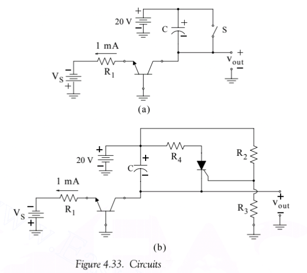 Solved A sawtooth generator is shown in Figure 4.33(a). The