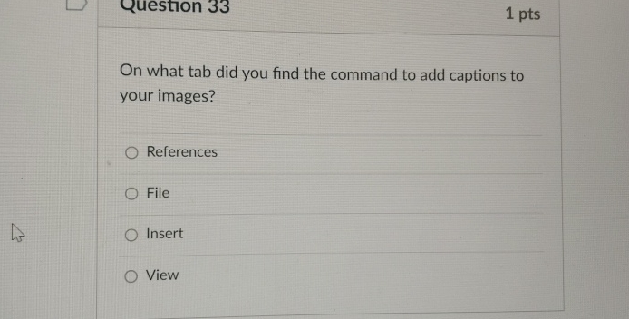 Solved 1 ﻿ptsOn what tab did you find the command to add | Chegg.com