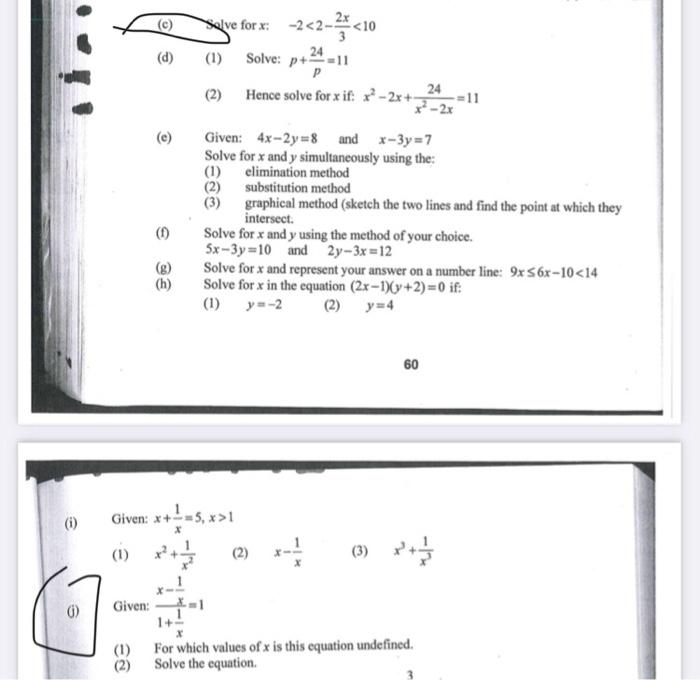 Solved A Solve For X 1 2x 5x 3 2 4 4x2 16 5 Chegg Com