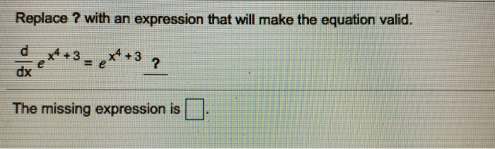 Solved Replace ? with an expression that will make the | Chegg.com