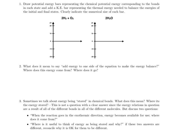 Solved The Gauss Gun as a model of Exothermic Reactions