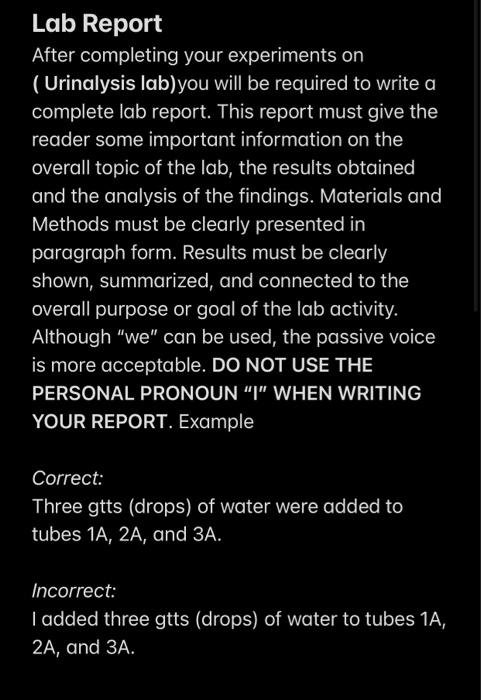 Solved Hello, please help me complete this lab report answer | Chegg.com
