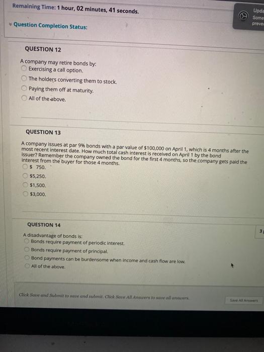 Solved Remaining Time: 1 hour, 02 minutes, 54 seconds. | Chegg.com
