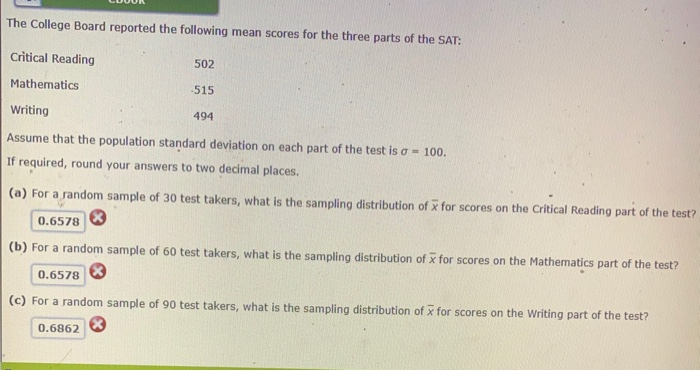 college board test scores