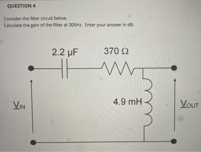 Solved QUESTION 1 Consider the following circuit consisting | Chegg.com