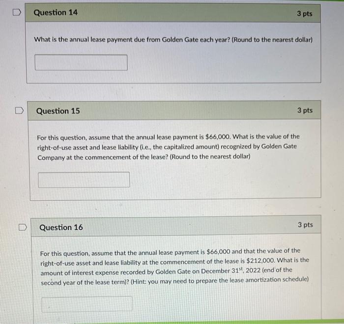 Solved Use the information below to answer the following | Chegg.com