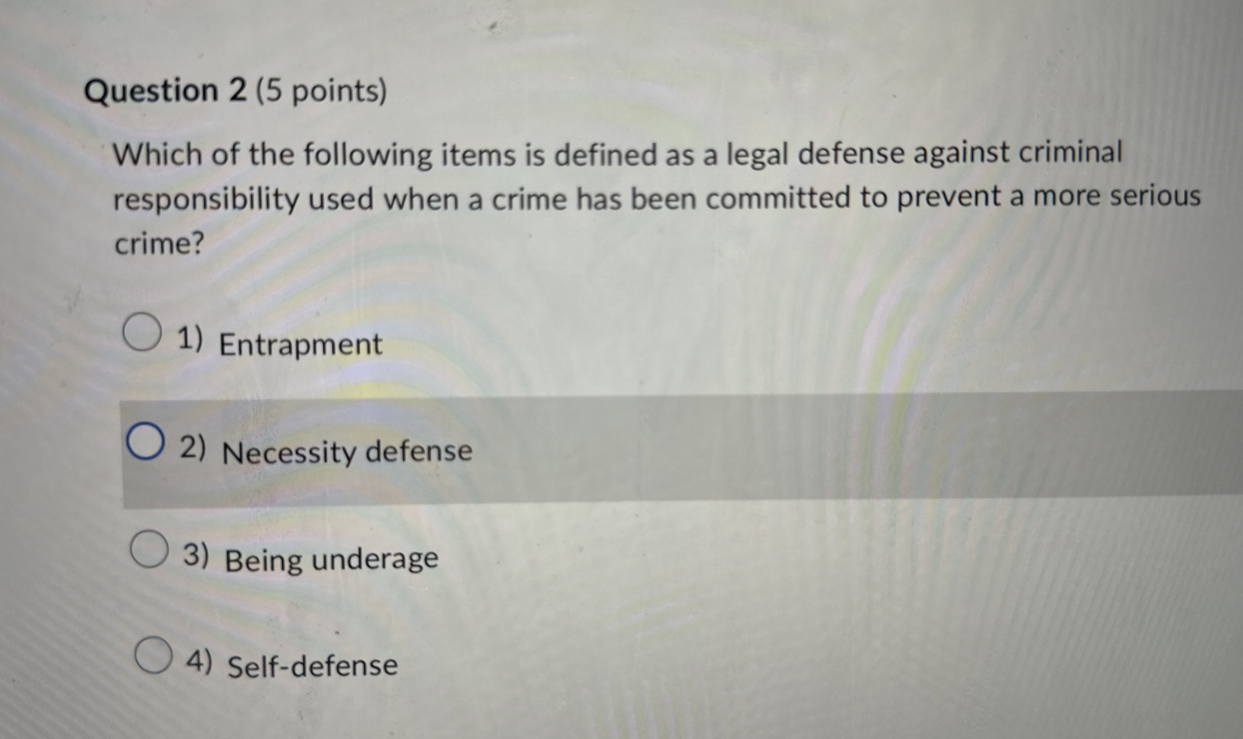 Solved Which of the following items is defined as a legal | Chegg.com