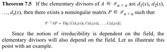 Solved 1 The Invariant Factors Of Xl B Be R13 X 13 Ar Chegg Com