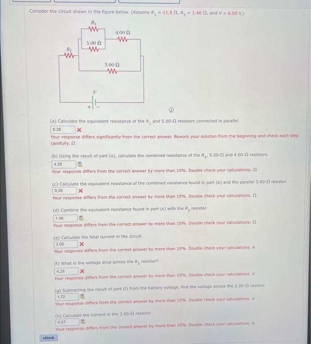 Solved Consider The Circuit Shown In The Figure Below. | Chegg.com