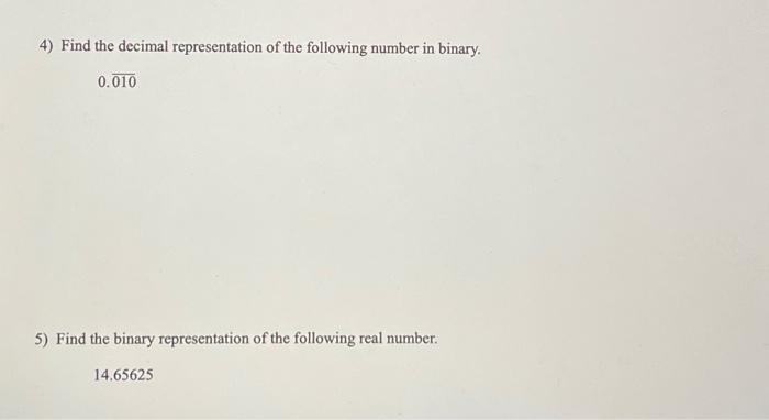 which of the following is the binary representation of decimal number 10