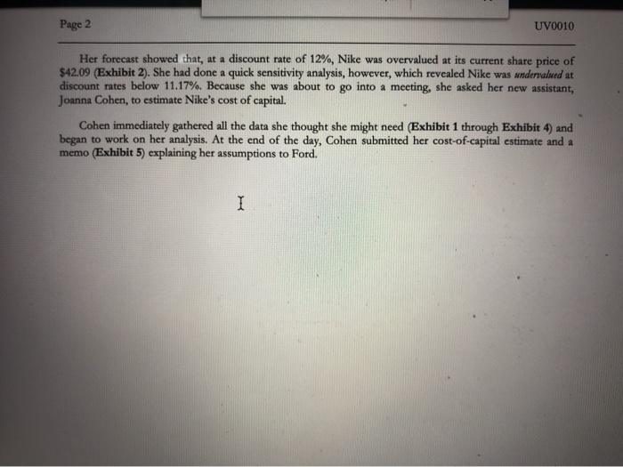 4. Evaluate Joanna Cohen's Estimation Of Cost Of | Chegg.com | Chegg.com