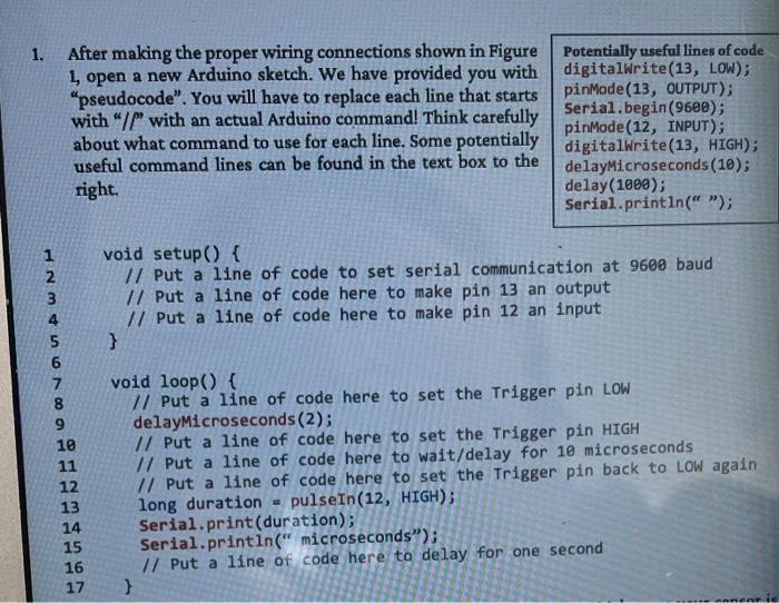 Solved 6. Use some LEDs 2 and a Sonic Ranger to make a | Chegg.com