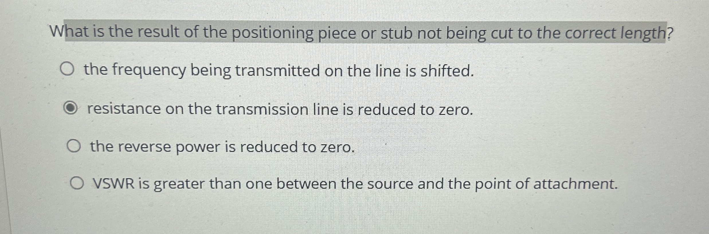 Solved What is the result of the positioning piece or stub | Chegg.com