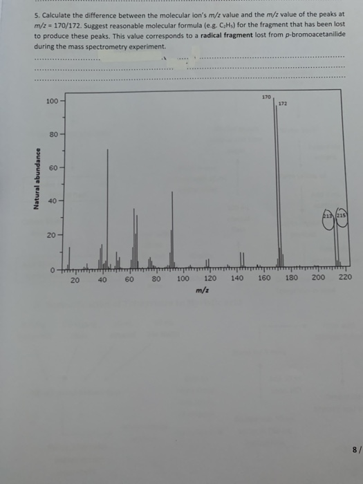 5 Calculate The Difference Between The Molecular Chegg Com