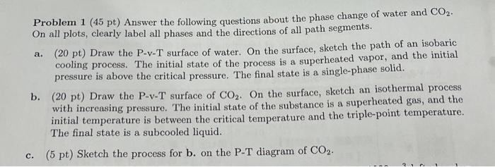Solved Problem 1 (45 pt) Answer the following questions | Chegg.com