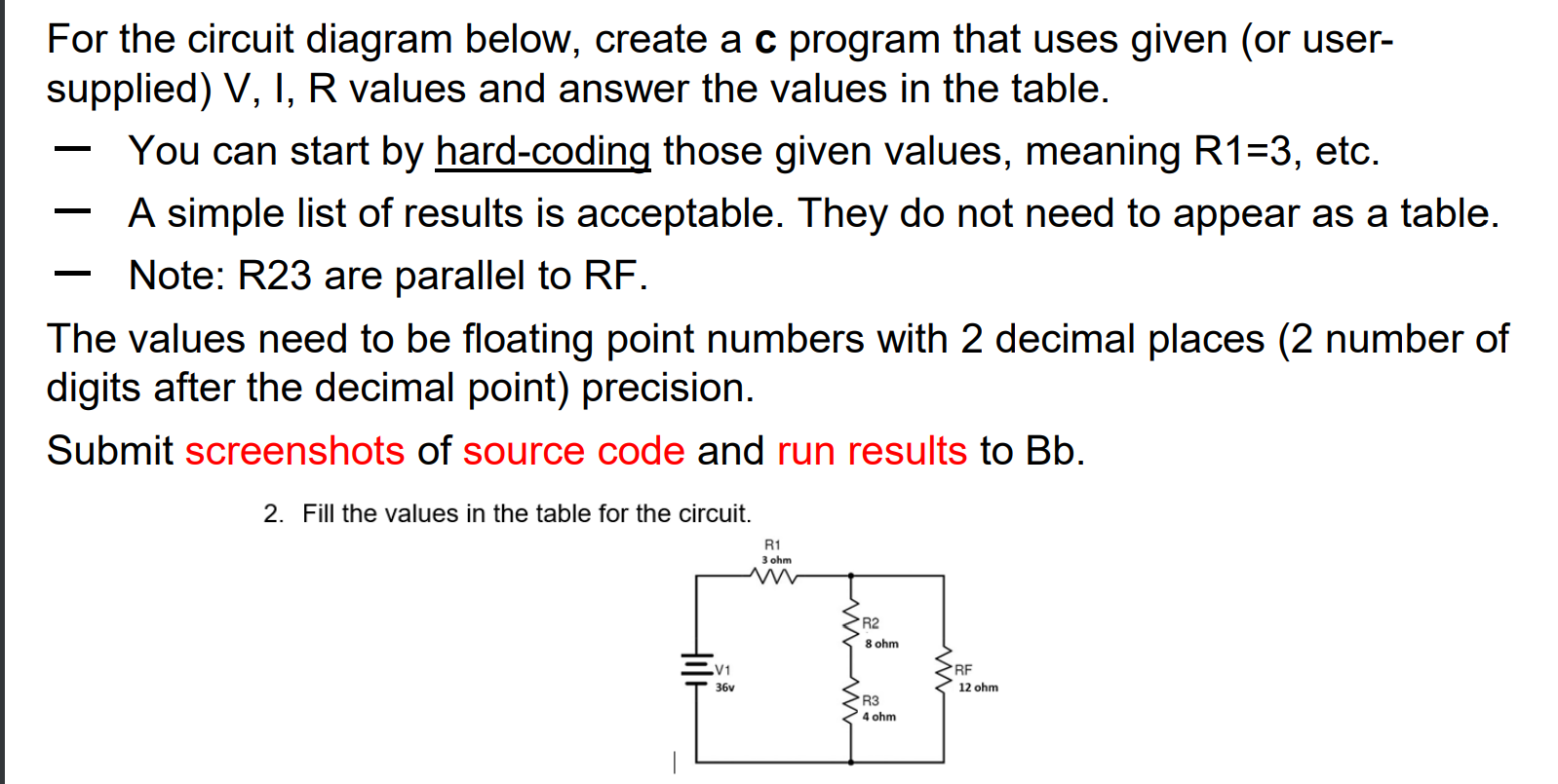 Solved Submit screenshots of source code and run results to | Chegg.com