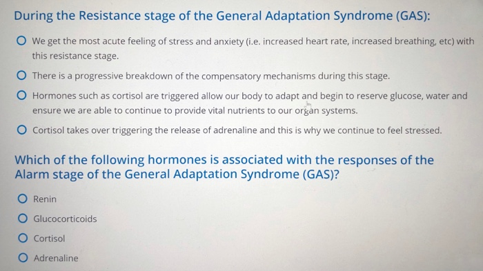 General Adaptation Syndrome (GAS): Stages and Triggers