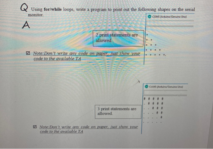 Solved >Example 7: The following program prints the even | Chegg.com