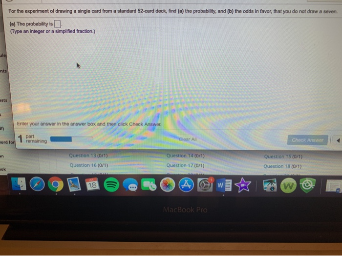 Solved For the experiment of drawing a single card from a | Chegg.com